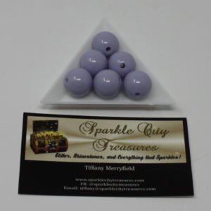 16mm Lilac Acrylic Bead