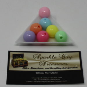 16mm Multicolor Acrylic Bead