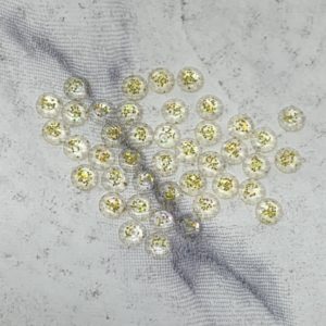 Orange 3MM Flatback Resin Starlight Rhinestones