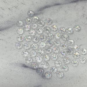 Silver 3MM Flatback Resin Starlight Rhinestones