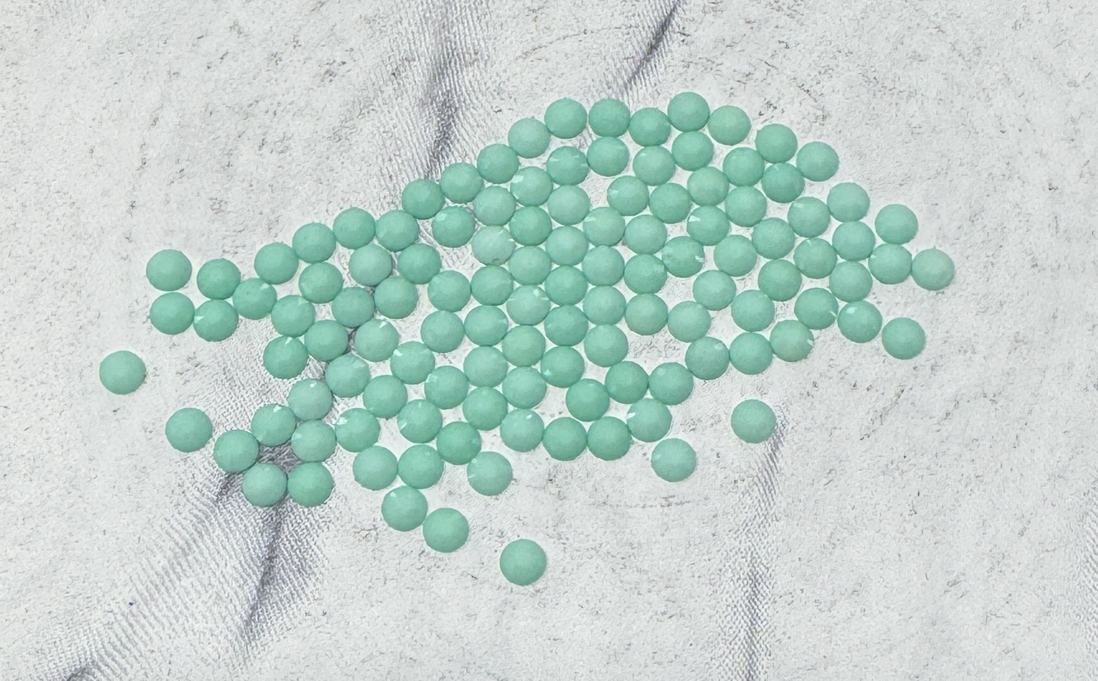 Lake Green 3MM Flatback Resin Jelly Rhinestones