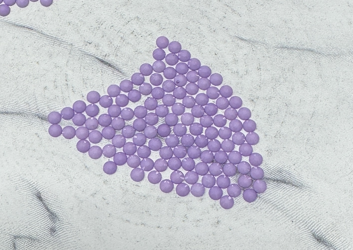 Lt. Amethyst 3MM Flatback Resin Jelly Rhinestones