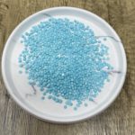 Lt. Aquamarine 3MM Flatback Resin Jelly Rhinestones - Image 2
