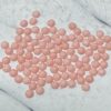 Powder Pink 3MM Flatback Resin Jelly Rhinestones