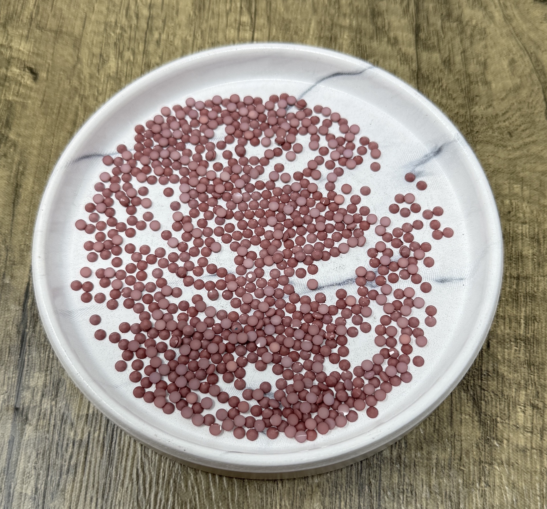 Taro Purple 3MM Flatback Resin Jelly Rhinestones