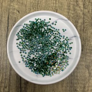 Sage –  3MM Flatback Resin Transparent Rhinestones