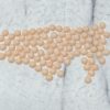 Very Lt. Peach 3MM Flatback Resin Jelly Rhinestones