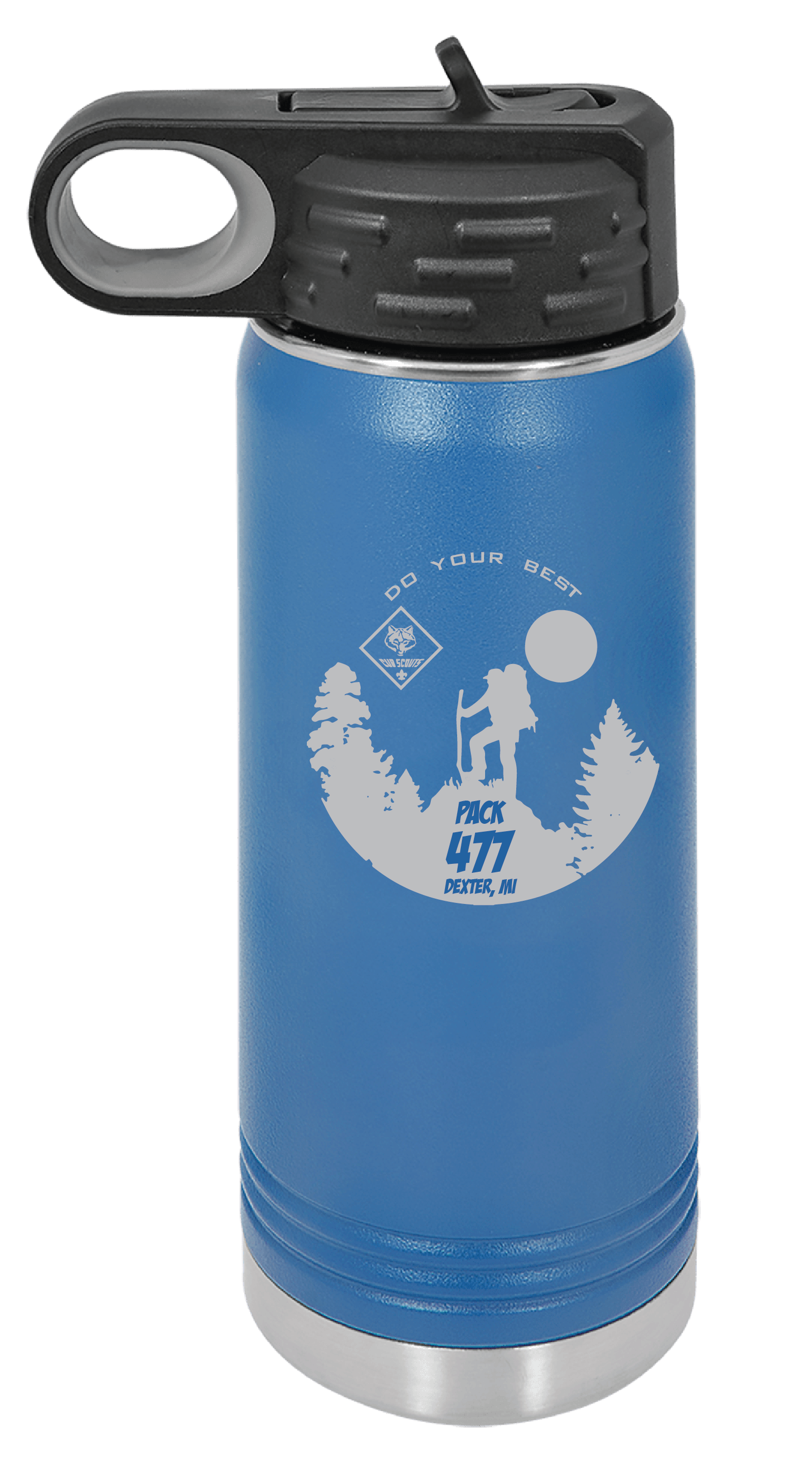 Pack 477  Engraved 20oz Hydrosport Tumbler