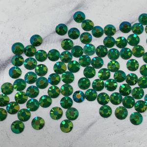 Sage –  4MM Flatback Resin Jelly Rhinestones