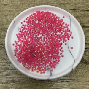 Scarlet –  4MM Flatback Resin Jelly Rhinestones