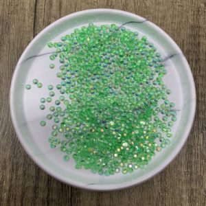 Jade –  4MM Flatback Resin Transparent Rhinestones