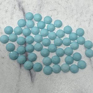 Lt Aquamarine Macaroon 5MM Flatback Resin Jelly Rhinestones