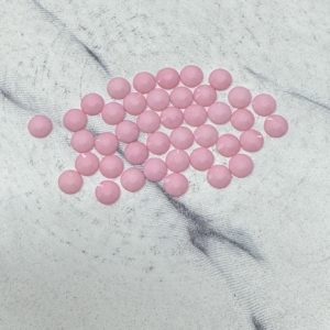 Lt Pink Macaroon 5MM Flatback Resin Jelly Rhinestones