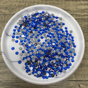 5MM Neon Blue Flatback Resin Rhinestones