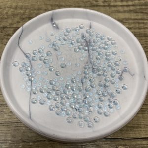 Aquamarine 5MM Flatback Resin Starlight Rhinestones