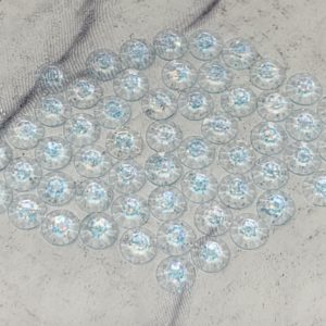 Aquamarine 5MM Flatback Resin Starlight Rhinestones