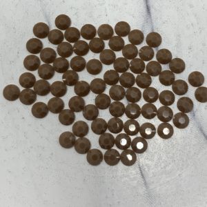 Coffee 5MM Flatback Resin Jelly Rhinestones