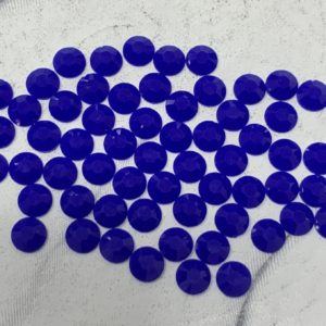 Dk Blue 5MM Flatback Resin Jelly Rhinestones