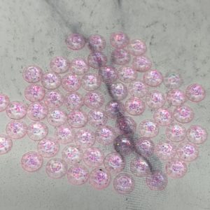 Hot Pink 5MM Flatback Resin Starlight Rhinestones