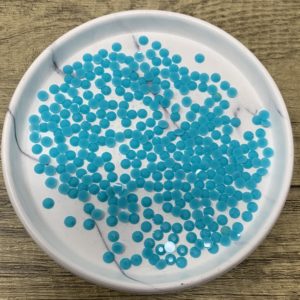 Lt Blue 5MM Flatback Resin Jelly Rhinestones