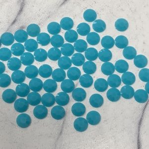 Lt Blue 5MM Flatback Resin Jelly Rhinestones