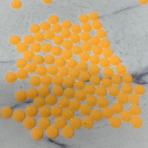 Lt Orange 5MM Flatback Resin Jelly Rhinestones