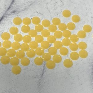 Lt Peach 5MM Flatback Resin Jelly Rhinestones