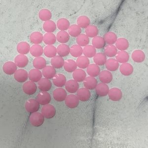 Lt Pink 5MM Flatback Resin Jelly Rhinestones