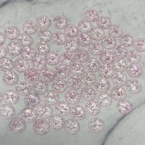 Lt Pink 5MM Flatback Resin Starlight Rhinestones