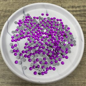 5MM Neon Purple Flatback Resin Rhinestones