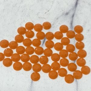 Orange 5MM Flatback Resin Jelly Rhinestones