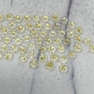 Orange 5MM Flatback Resin Starlight Rhinestones