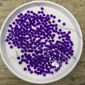 Purple 5MM Flatback Resin Jelly Rhinestones