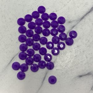 Purple 5MM Flatback Resin Jelly Rhinestones