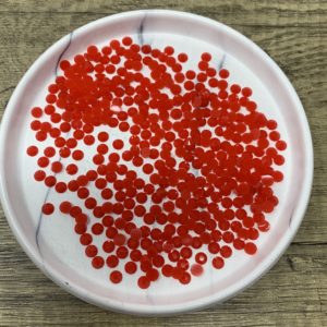 Red 5MM Flatback Resin Jelly Rhinestones