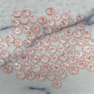 Red Pink 5MM Flatback Resin Starlight Rhinestones