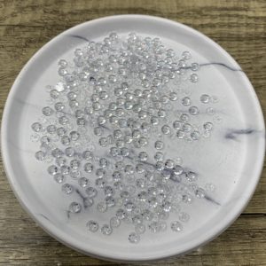 Silver 5MM Flatback Resin Starlight Rhinestones