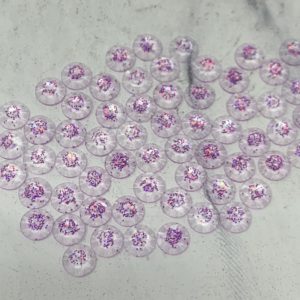 Violet 5MM Flatback Resin Starlight Rhinestones