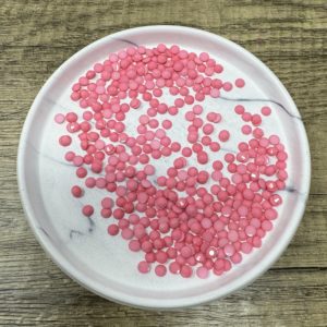 Rose Macaroon 5MM Flatback Resin Jelly Rhinestones