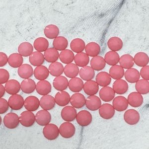 Rose Macaroon 5MM Flatback Resin Jelly Rhinestones