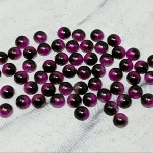 5MM Flat Back Two-Toned Pearls- Amethyst