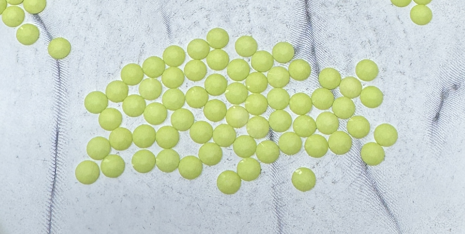 Light Peridot 5MM Flatback Resin Jelly Rhinestones