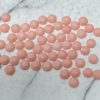 Powder Pink 5MM Flatback Resin Jelly Rhinestones