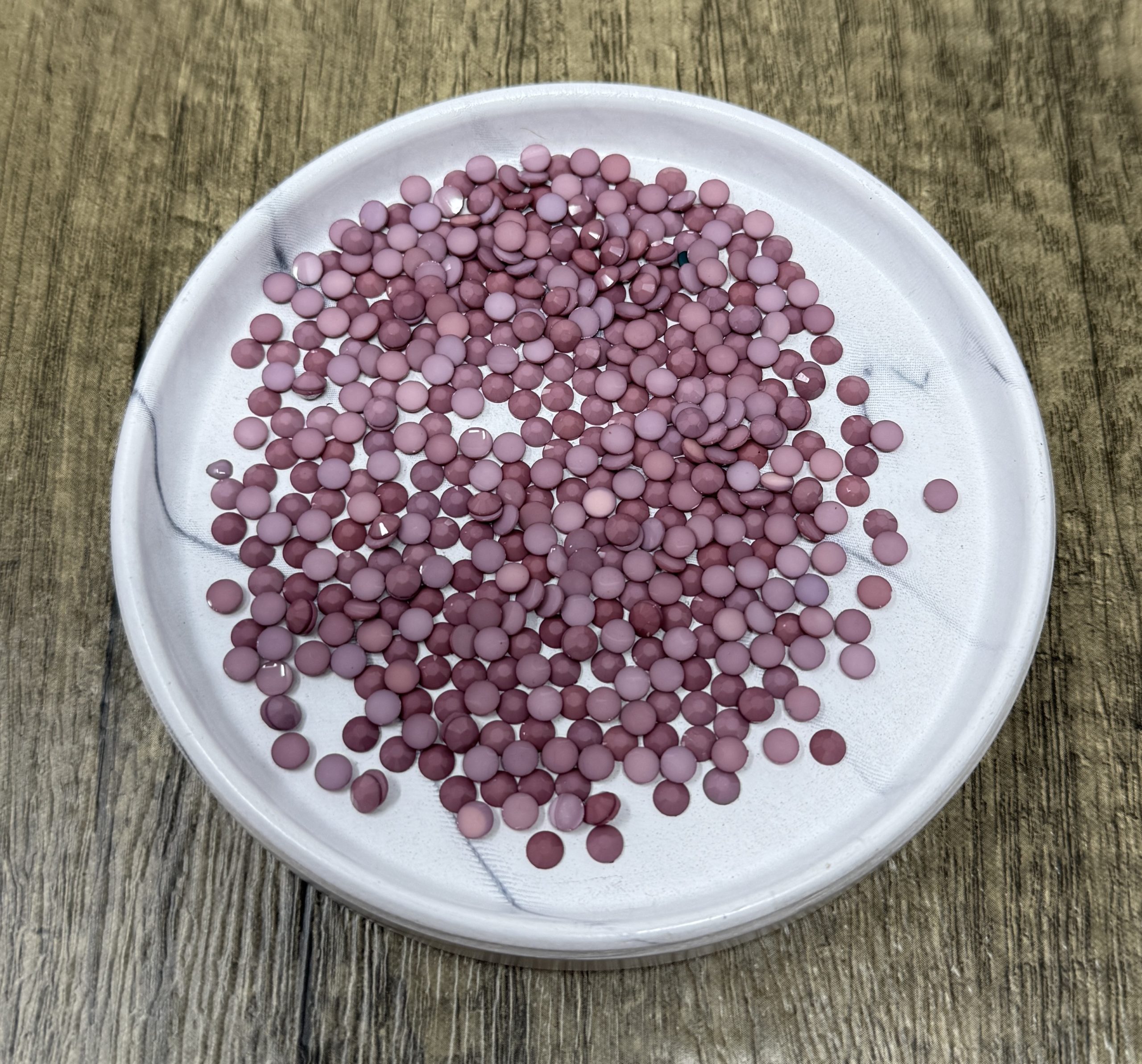 Taro Purple 5MM Flatback Resin Jelly Rhinestones