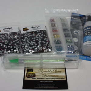 Amethyst Flat Back Glass (Non Hot-fix) Rhinestones Starter Pack