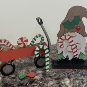 Christmas Gnome Wagon Unfinished DIY Kit