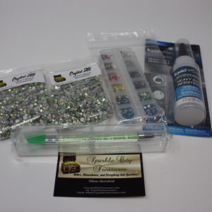 Crystal Flat Back Glass (Non Hot-fix) Rhinestones Starter Pack