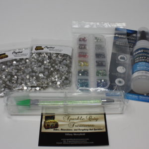 Crystal Flat Back Glass (Non Hot-fix) Rhinestones Starter Pack