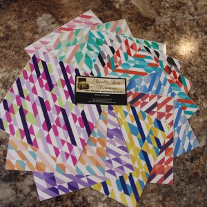 Geometrical Printed Vinyl Sheet Pack