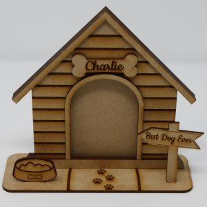 Dog House DIY Paintable Picture Frame